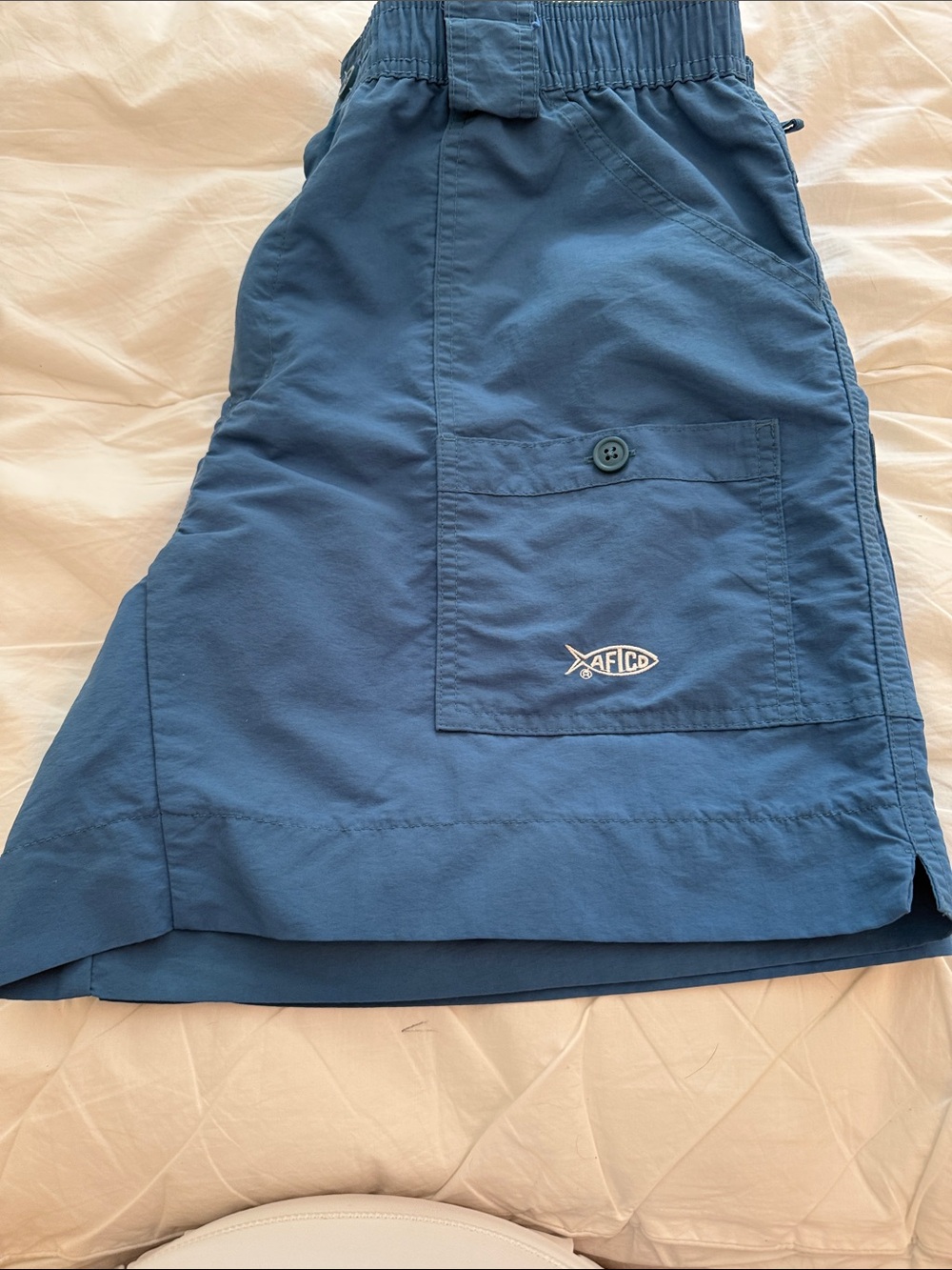 AFTCO  Blue Men's Cargo Shorts - Picture 4 of 5